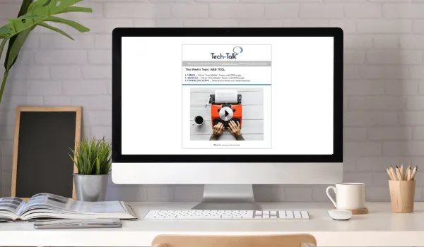 newsletter and video newsletter